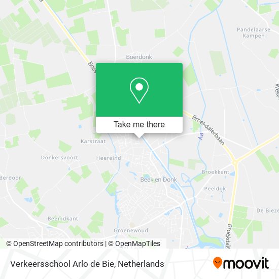 Verkeersschool Arlo de Bie Karte