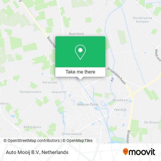 Auto Mooij B.V. map