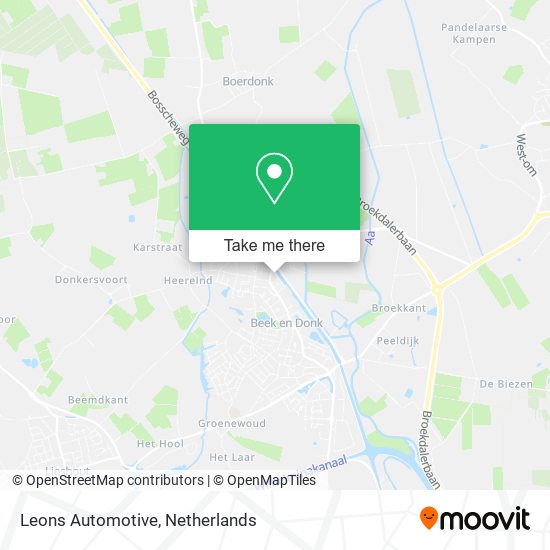 Leons Automotive map