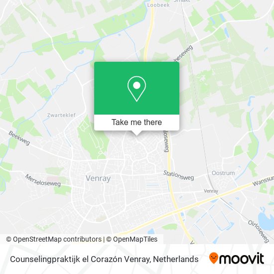 Counselingpraktijk el Corazón Venray map