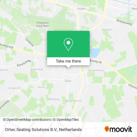 Ortec Seating Solutions B.V. map