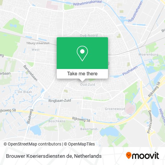 Brouwer Koeriersdiensten de map