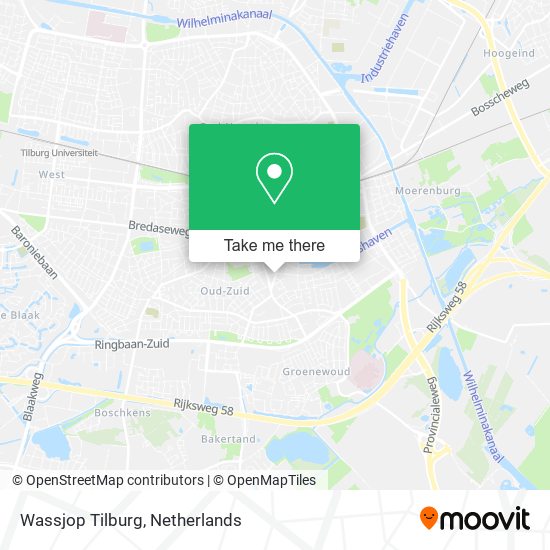 Wassjop Tilburg Karte