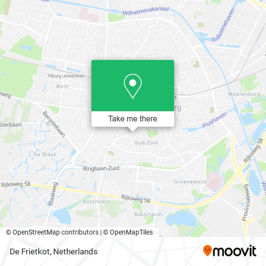 De Frietkot map