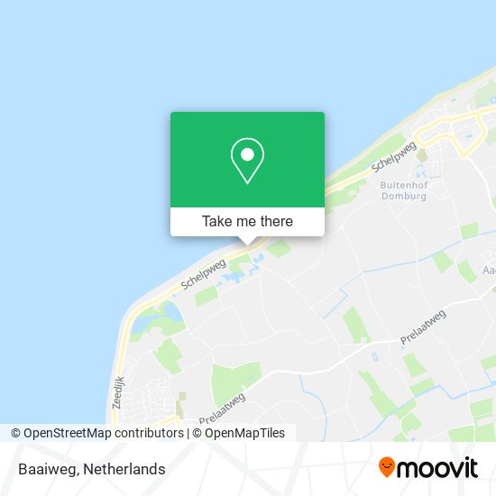 Baaiweg Karte