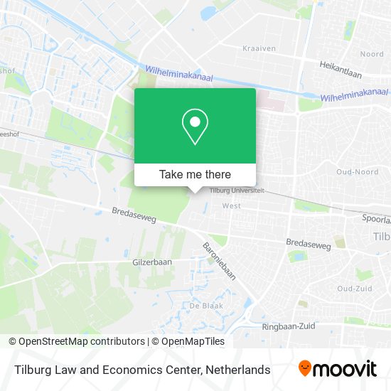 Tilburg Law and Economics Center map