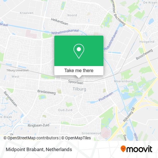Midpoint Brabant Karte
