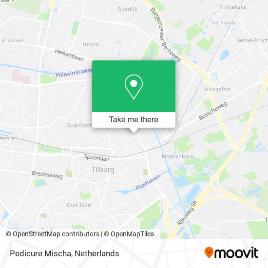 Pedicure Mischa map