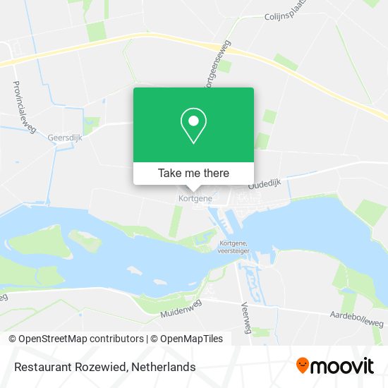 Restaurant Rozewied map