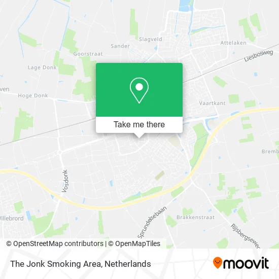 The Jonk Smoking Area map