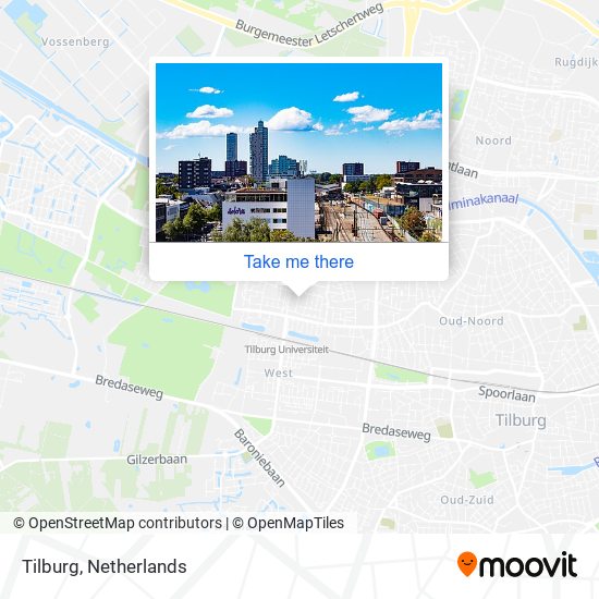 Tilburg Karte