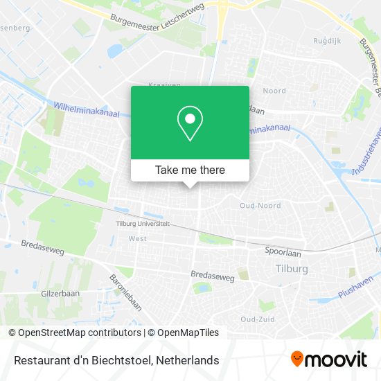 Restaurant d'n Biechtstoel map