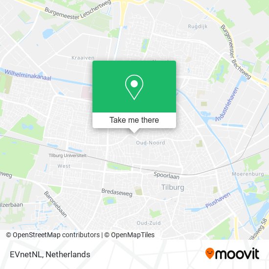 EVnetNL map