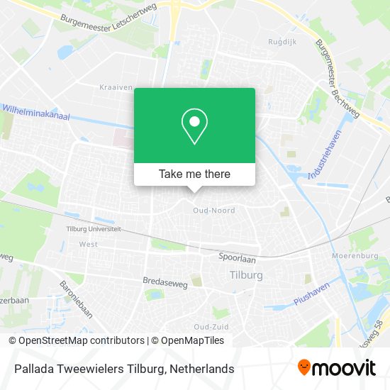 Pallada Tweewielers Tilburg Karte