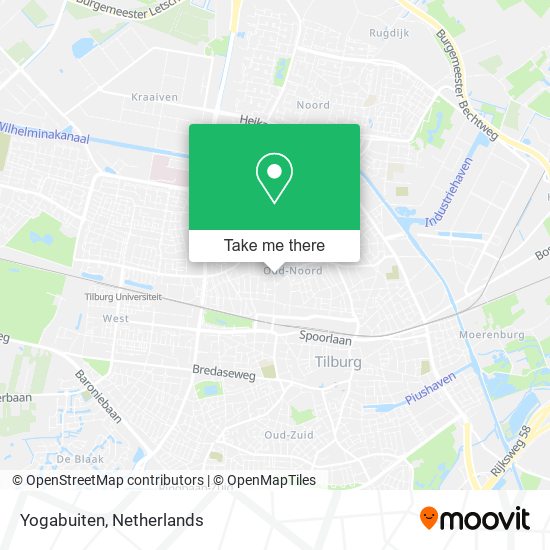 Yogabuiten map