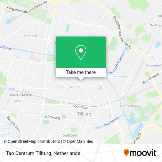 Tao Centrum Tilburg map