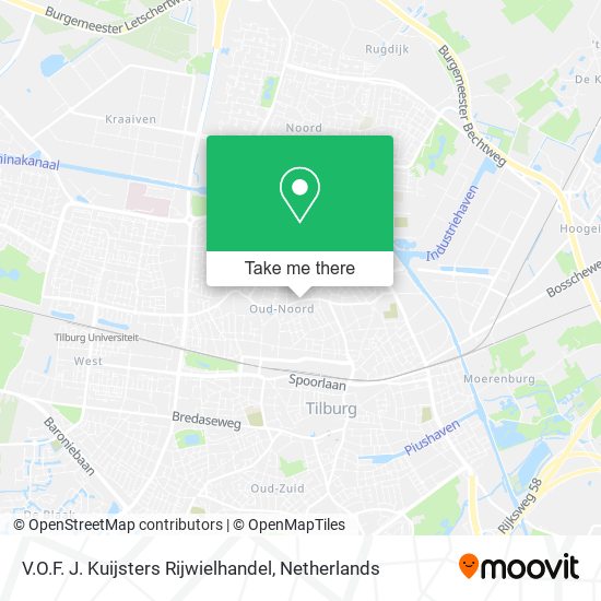 V.O.F. J. Kuijsters Rijwielhandel map