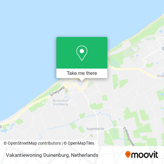 Vakantiewoning Duinenburg map