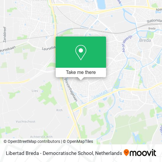 Libertad Breda - Democratische School Karte