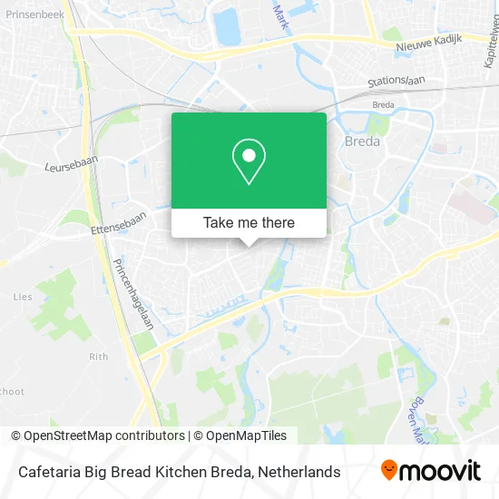 Cafetaria Big Bread Kitchen Breda map