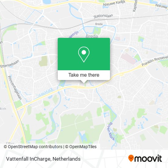 Vattenfall InCharge map