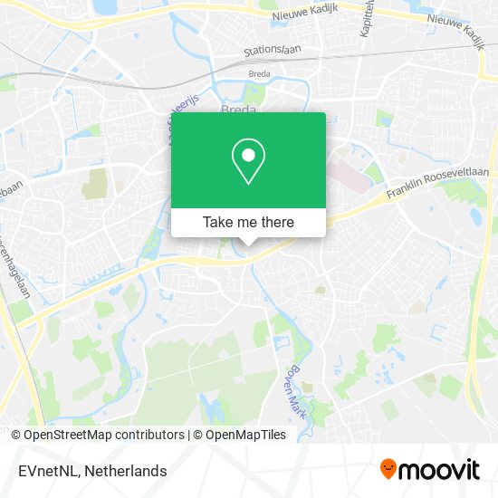 EVnetNL map