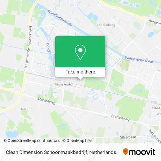 Clean Dimension Schoonmaakbedrijf map