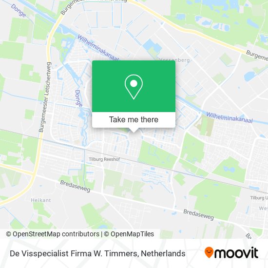 De Visspecialist Firma W. Timmers map