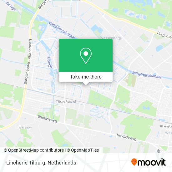 Lincherie Tilburg Karte