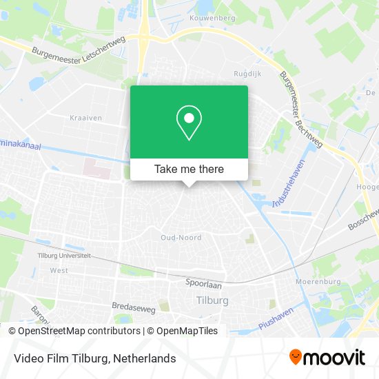 Video Film Tilburg map