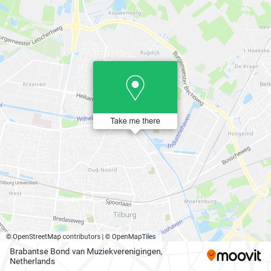 Brabantse Bond van Muziekverenigingen Karte