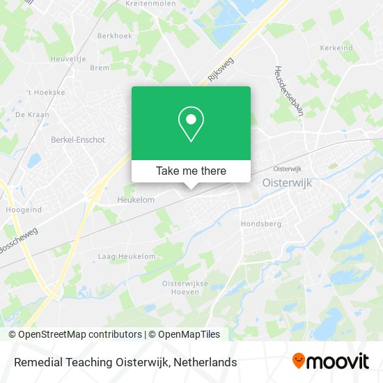 Remedial Teaching Oisterwijk Karte