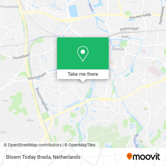 Bloem Today Breda map