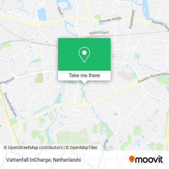 Vattenfall InCharge map