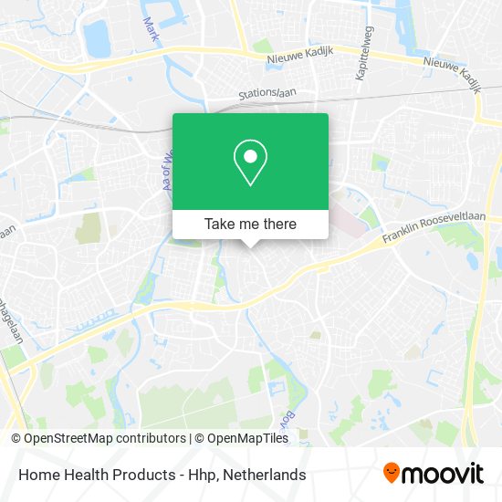 Home Health Products - Hhp map