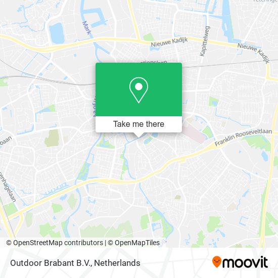 Outdoor Brabant B.V. map