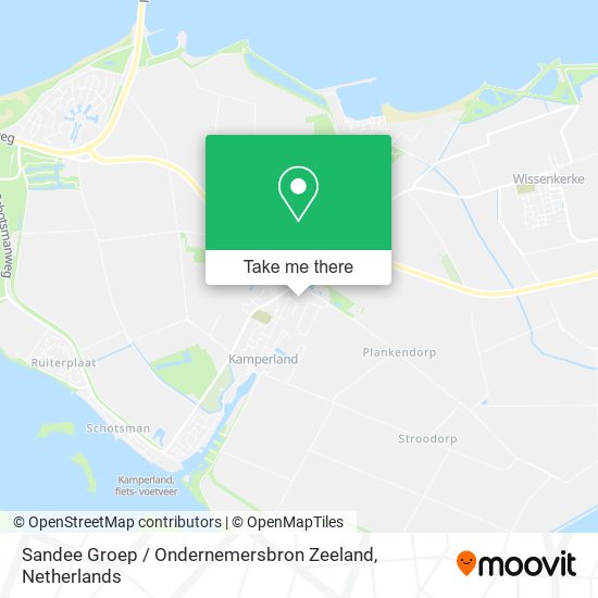 Sandee Groep / Ondernemersbron Zeeland Karte