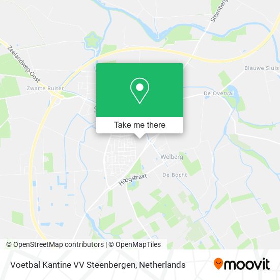 Voetbal Kantine VV Steenbergen map