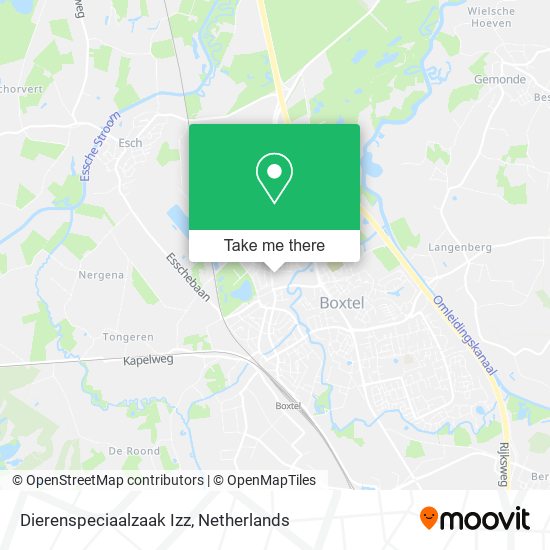 Dierenspeciaalzaak Izz map