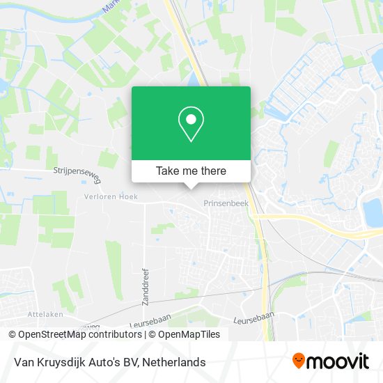 Van Kruysdijk Auto's BV map