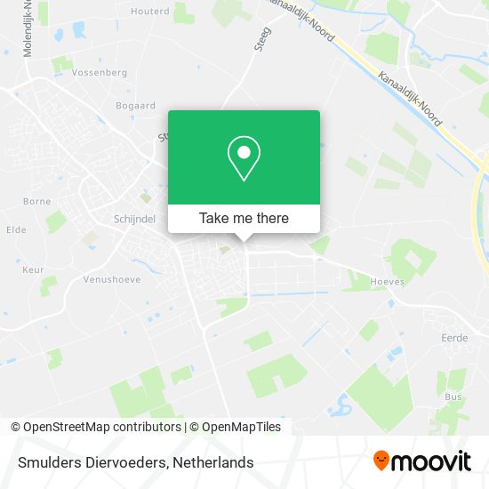 Smulders Diervoeders map