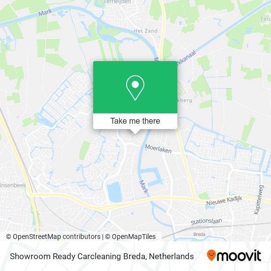 Showroom Ready Carcleaning Breda map