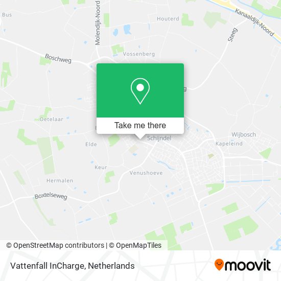 Vattenfall InCharge map