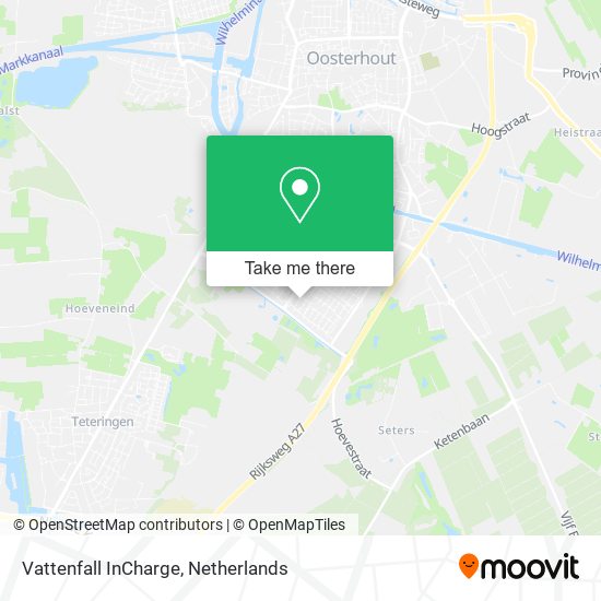 Vattenfall InCharge map