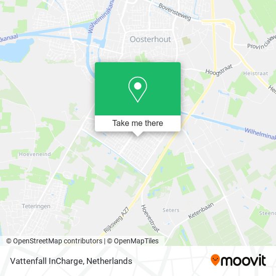 Vattenfall InCharge map