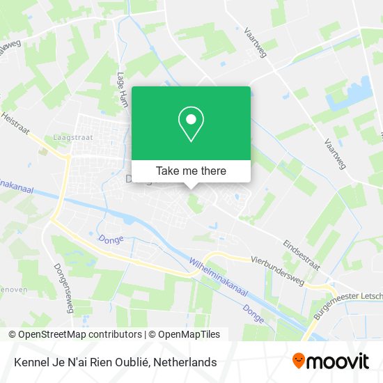 Kennel Je N'ai Rien Oublié map