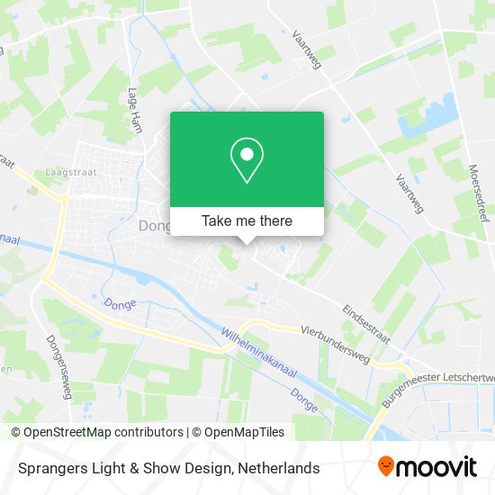 Sprangers Light & Show Design map