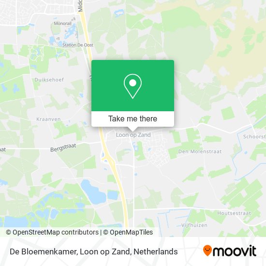 De Bloemenkamer, Loon op Zand map