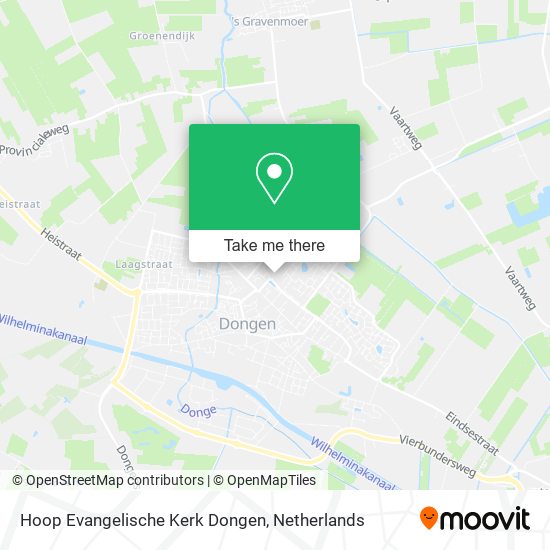 Hoop Evangelische Kerk Dongen map