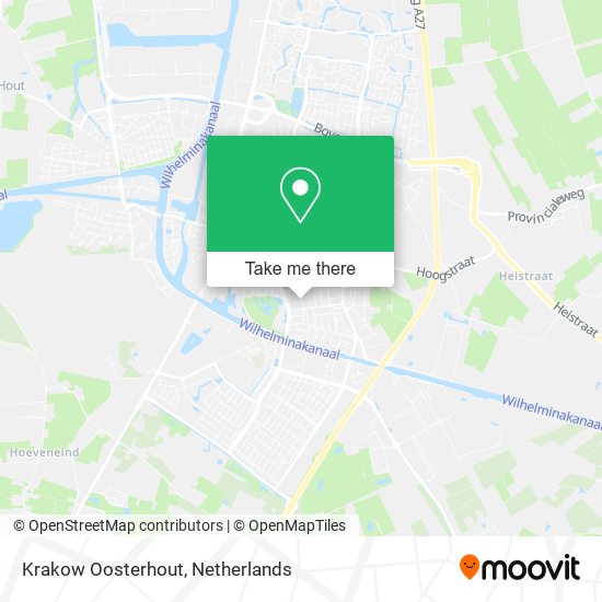 Krakow Oosterhout map